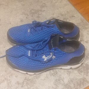 Mens Under Armour Charged Gemini Running Shoes with Silver Logo
